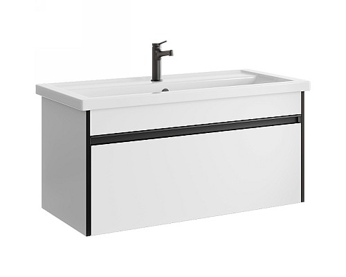 Тумба под раковину Aqwella Urban 100 URB0110W подвесная Белая