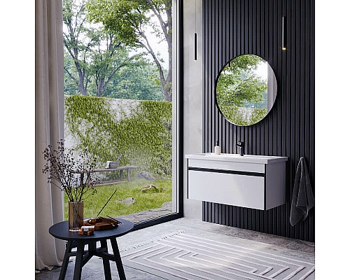 Тумба под раковину Aqwella Urban 100 URB0110W подвесная Белая