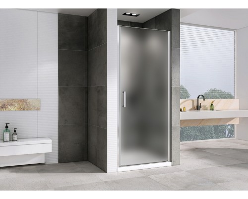 Душевая дверь Abber Sonnenstrand 60 AG04060M профиль Хром стекло матовое