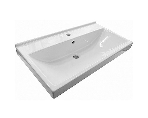 Тумба с раковиной Comforty Осло 80Н 00-00012959 Бетон светлый