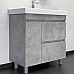 Тумба с раковиной Comforty Осло 80Н 00-00012959 Бетон светлый