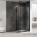 Душевой уголок Abber Schwarzer Diamant 80x80 профиль Черный стекло прозрачное