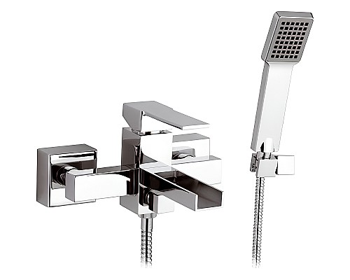 Смеситель для ванны Remer Qubica Cascata QC02 Хром