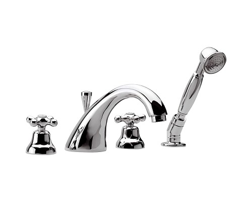 Смеситель на борт ванны Remer Liberty 06LI Хром