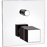 Смеситель для душа Remer Qubica Thermo QT09 с термостатом Хром