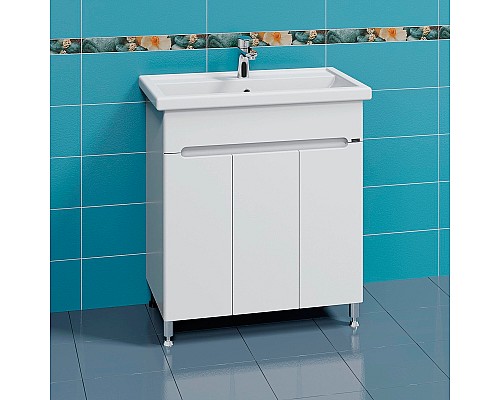 Тумба под раковину СанТа Лондон 80 224041 Белая