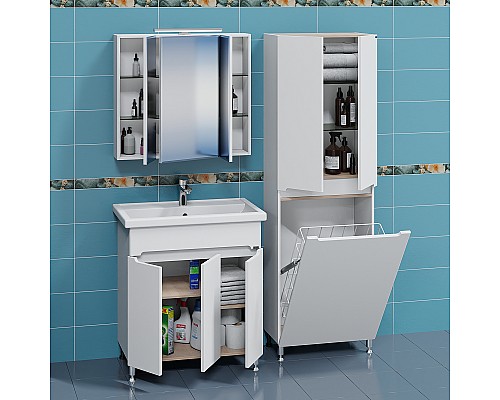 Тумба под раковину СанТа Лондон 80 224041 Белая