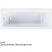 Акриловая ванна AM.PM Gem 170х70 W90A-170-070W-A1 без гидромассажа