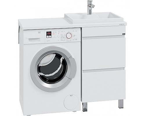 Тумба под раковину СанТа Марс 110 700313 Белая