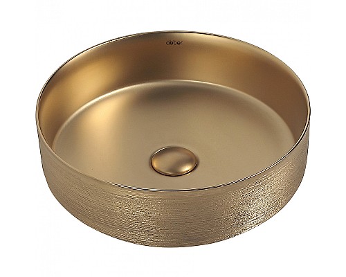 Раковина-чаша Abber Bequem 40 AC2109BGM Золото матовое
