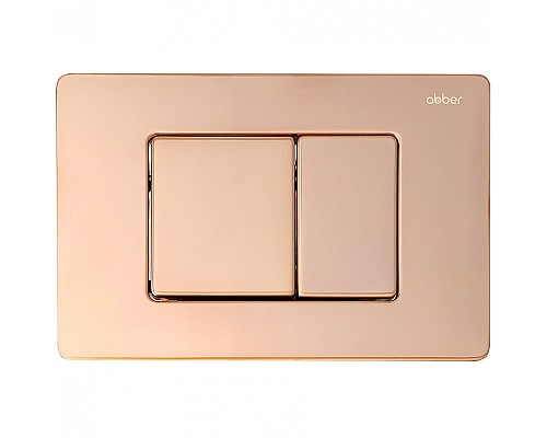 Клавиша смыва Abber AC0120RG Золото розовое