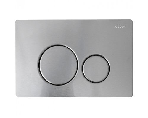 Клавиша смыва Abber AC0121MCH Хром матовый