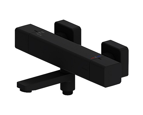 Смеситель для ванны Damixa Gala 533000300 с термостатом Черный матовый