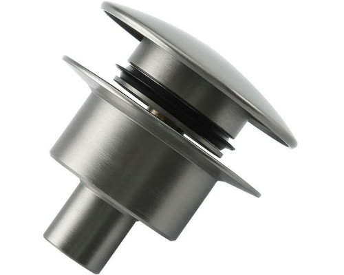 Донный клапан Frap F62-9 click-clack Оружейная сталь