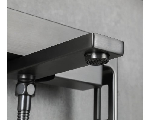 Смеситель для ванны Gappo G17-9 G3217-9 Оружейная сталь