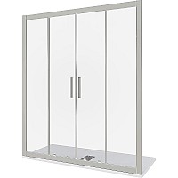 Душевая дверь Good Door Cofe WTW-TD-150-C-CH 150 КФ00032 профиль Хром стекло прозрачное