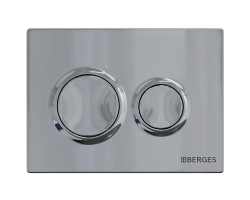 Клавиша смыва Berges Novum O3 040063 Хром глянцевый