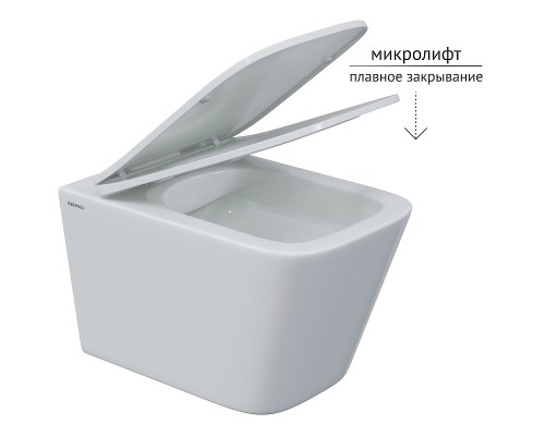 Унитаз Berges Floe S Rimless подвесной с сиденьем Микролифт