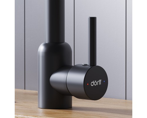 Смеситель для кухни Dorff Logic D3007022 Черный