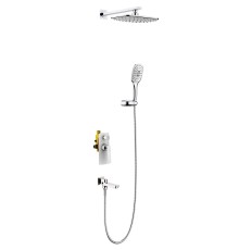 Душевая система Timo Helmi SX-4099/00-16SM Хром Белая