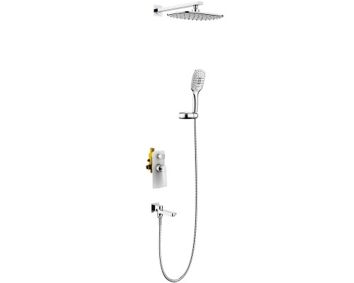 Душевая система Timo Helmi SX-4099/00-16SM Хром Белая