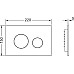 Клавиша смыва Tece Loop 2.0 9240922 для унитаза Хром матовый