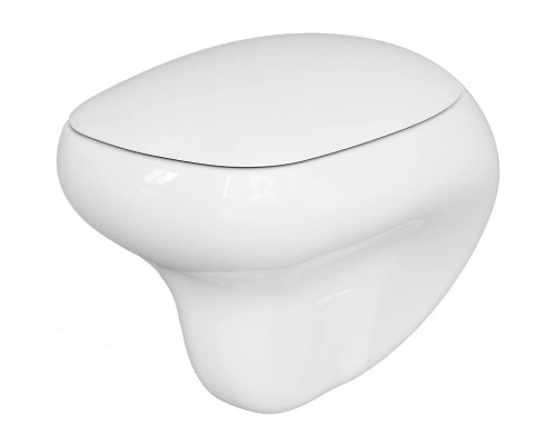 Унитаз Ambassador Diamond 123T20001R-122T20001 подвесной Белый глянцевый с сиденьем Микролифт