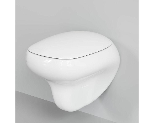 Унитаз Ambassador Diamond 123T20001R-122T20001 подвесной Белый глянцевый с сиденьем Микролифт