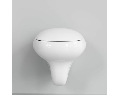 Унитаз Ambassador Diamond 123T20001R-122T20001 подвесной Белый глянцевый с сиденьем Микролифт