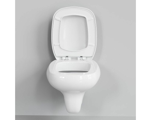 Унитаз Ambassador Diamond 123T20001R-122T20001 подвесной Белый глянцевый с сиденьем Микролифт