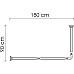 Карниз для ванны WasserKRAFT Kammel 180x90 SC-839018 Белый
