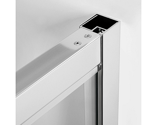 Душевая стенка WasserKRAFT Berkel 48P07-RP90 / Berkel 48P03-RP90 /  Salm 27I03-RP90 90 48P07-RP90 / 27I03-RP90 профиль Хром стекло прозрачное