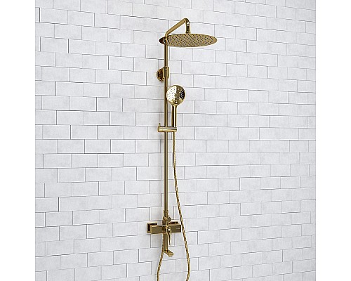 Душевая система WasserKRAFT A171.263.207.PG Золото глянцевое