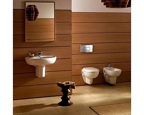 Комплект унитаза с инсталляцией Jacob Delafon Brive E21733RU-00 с сиденьем Микролифт и клавишей смыва Хром