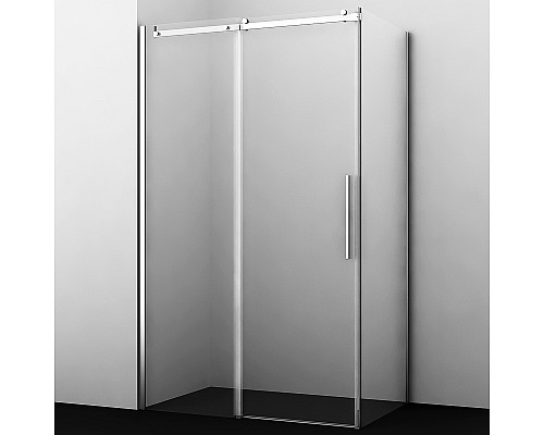 Душевая стенка WasserKRAFT Dinkel 58R06-RP80 / Alme 15R06-RP80 80 58R06-RP80/15R06-RP80 профиль Хром стекло прозрачное