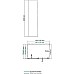 Душевая стенка WasserKRAFT Dinkel 58R06-RP80 / Alme 15R06-RP80 80 58R06-RP80/15R06-RP80 профиль Хром стекло прозрачное