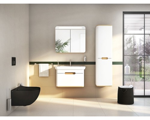 Унитаз Vitra Sento Rim-ex подвесной Черный матовый без сиденья