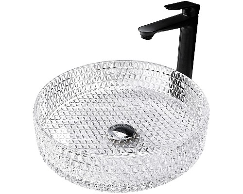 Раковина-чаша Abber Glas 40 AK2301 прозрачная