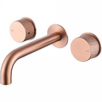 Смеситель для раковины Abber Wasser Kreis AF81122MRG Розовое золото матовое