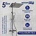 Душевая система WasserKRAFT A199.119.065.087.CH Thermo с термостатом Хром