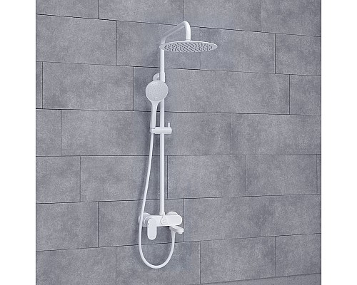 Душевая система WasserKRAFT A185.257.155.WM Белая матовая