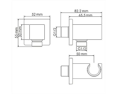 Душевая система WasserKRAFT A178644 Thermo с термостатом Хром