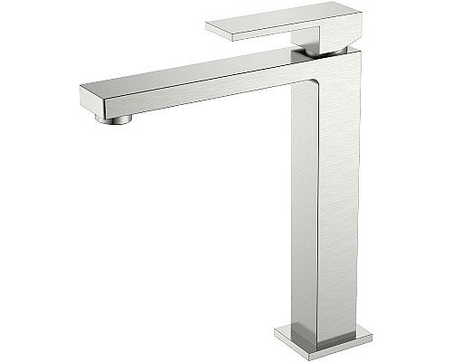 Смеситель для раковины Boheme Qubic 472-NB Никель брашированный