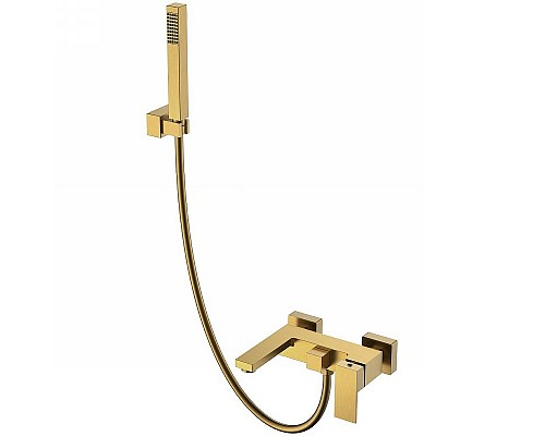 Смеситель для ванны Boheme Qubic 473-BR Бронза