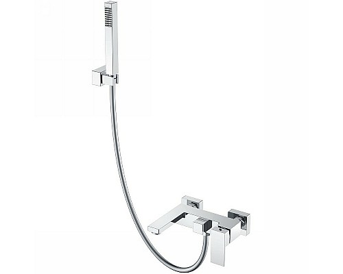 Смеситель для ванны Boheme Qubic 473-CR Хром