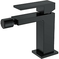 Смеситель для биде Boheme Qubic 476-B Черный матовый