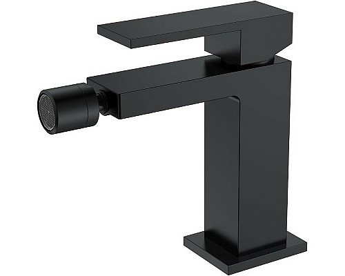 Смеситель для биде Boheme Qubic 476-B Черный матовый