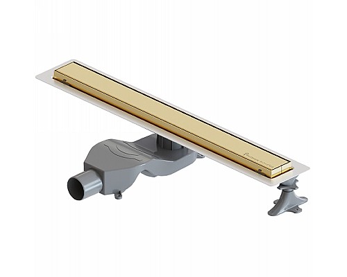 Душевой лоток Boheme Premium Linear 60 982-60-G с решеткой Золото Душевой лоток Boheme Premium Linear 60 982-60-G с решеткой Золото