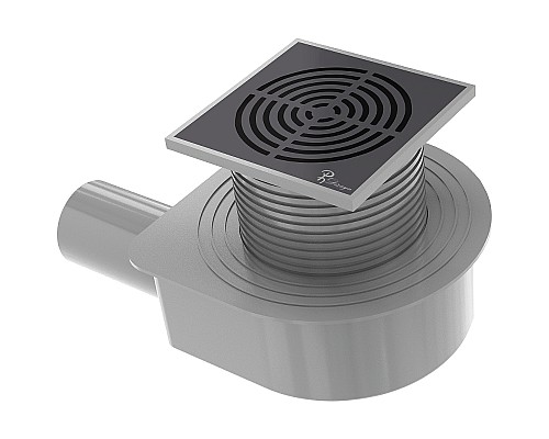 Душевой трап Boheme Smart Design 984-15-B с Черной решеткой