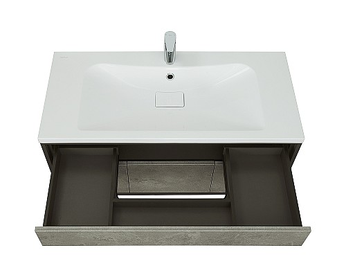 Тумба под раковину Aquaton Уэльс 80 1A267901WA6A0 подвесная Авеллино грей Антрацит
